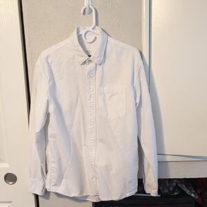 American Eagle Relaxed Fit White Shirt (M)